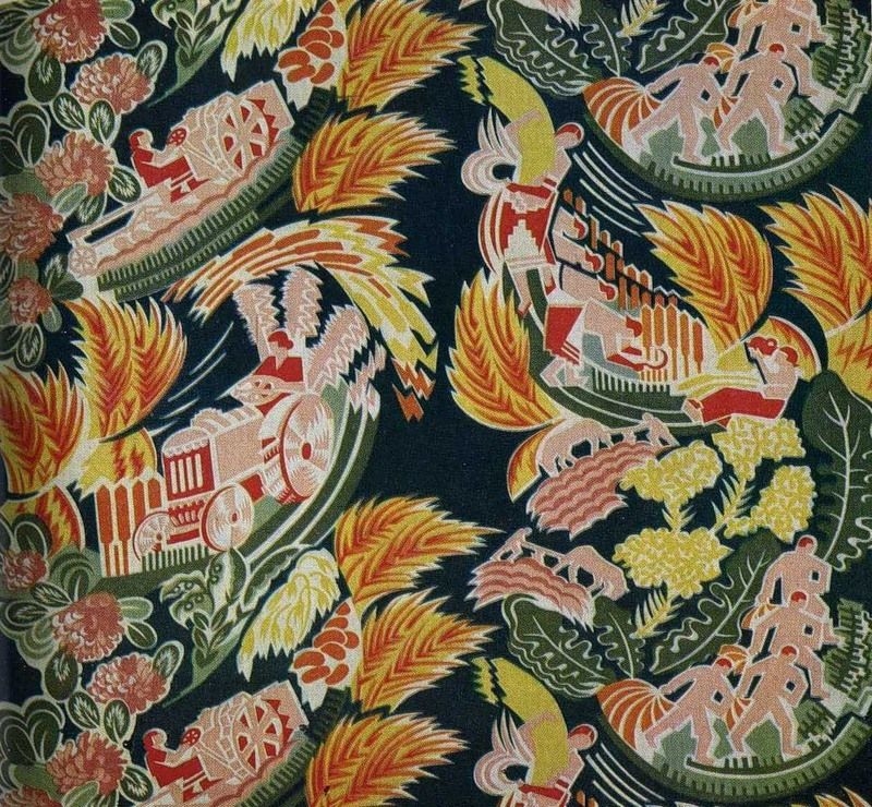 Illustration for article titled These Soviet Textiles Are Actually Propaganda Tools From The 1920s